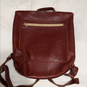 Brown Portland Leather Backpack